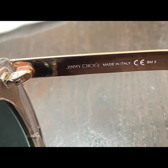 Jimmy Choo CINDY/S Model Cat Eye Style Sunglasses - Picture 7 of 10